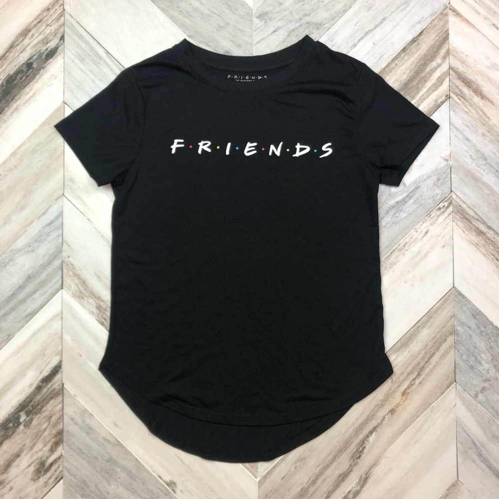 FRIENDS TV Show T-Shirt Top Small Black